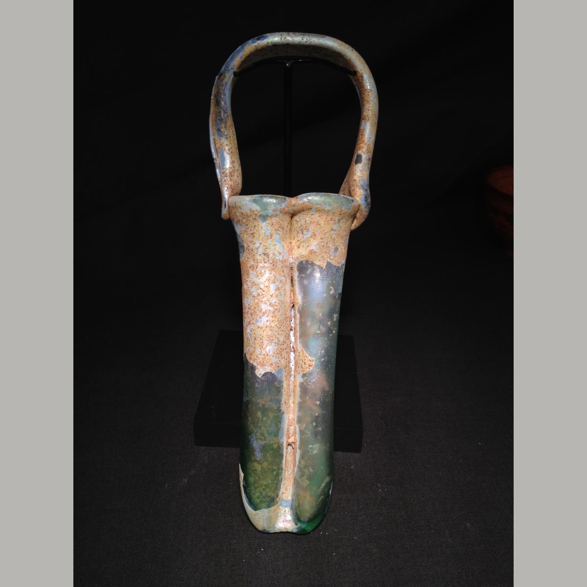 Ancient Roman Glass Double Kohl Tube