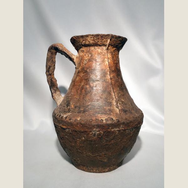 Ancient Chinese Ming Dynasty Cast Iron Jug
