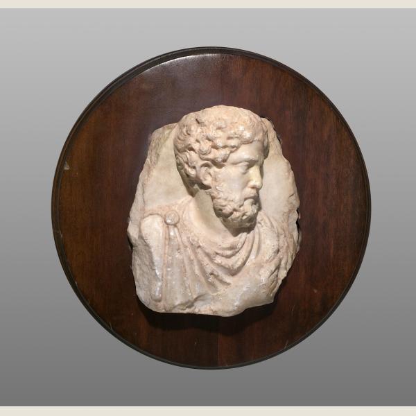 Ancient Roman Marble Head of a Man
