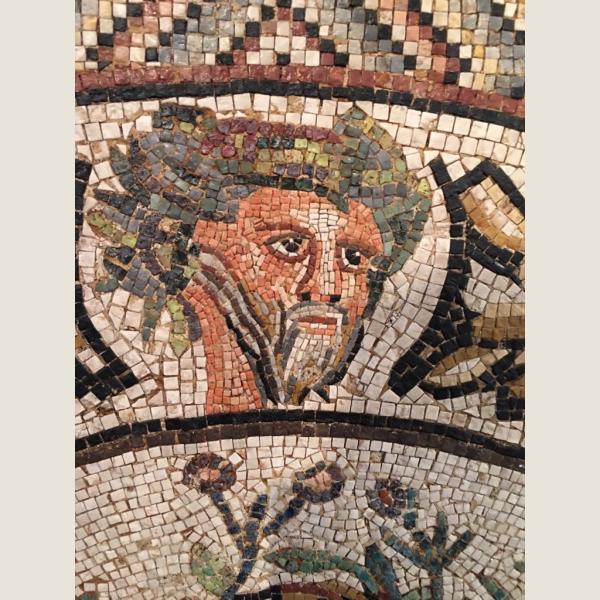 Ancient Roman Spring Season Mosaic