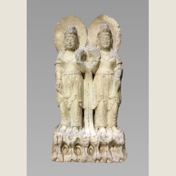  Ancient Chinese Guanyin Pair
