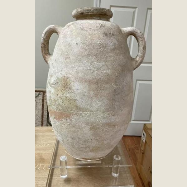 Ancient Bronze Age Twin Handled Amphora 