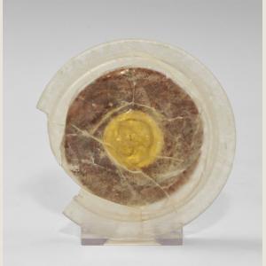 Click here to go to the Ancient Roman Glass Dish with Gold Center page