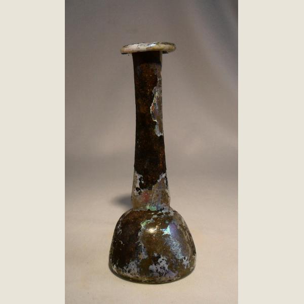 Ancient Roman Glass Elongated Neck Unguentarium