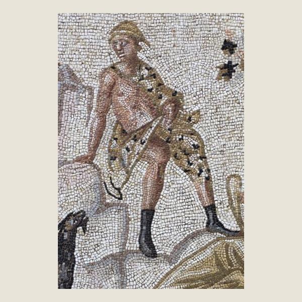 Ancient Roman Mosaic of Seduction 