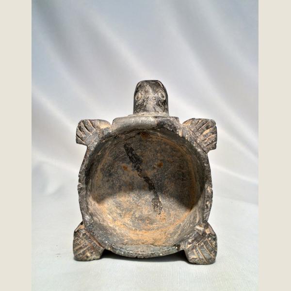 Ancient Islamic Stone Tortoise Oil Lamp