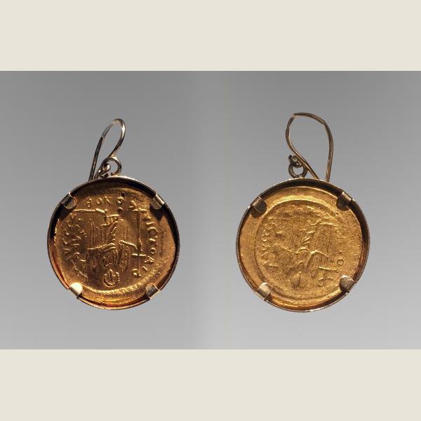 Ancient Byzantine Gold Earrings