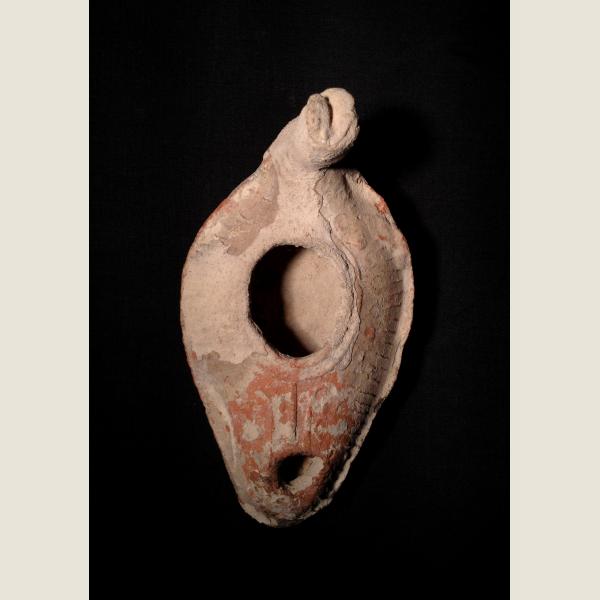 Early Islamic Animal Head Oil Lamp